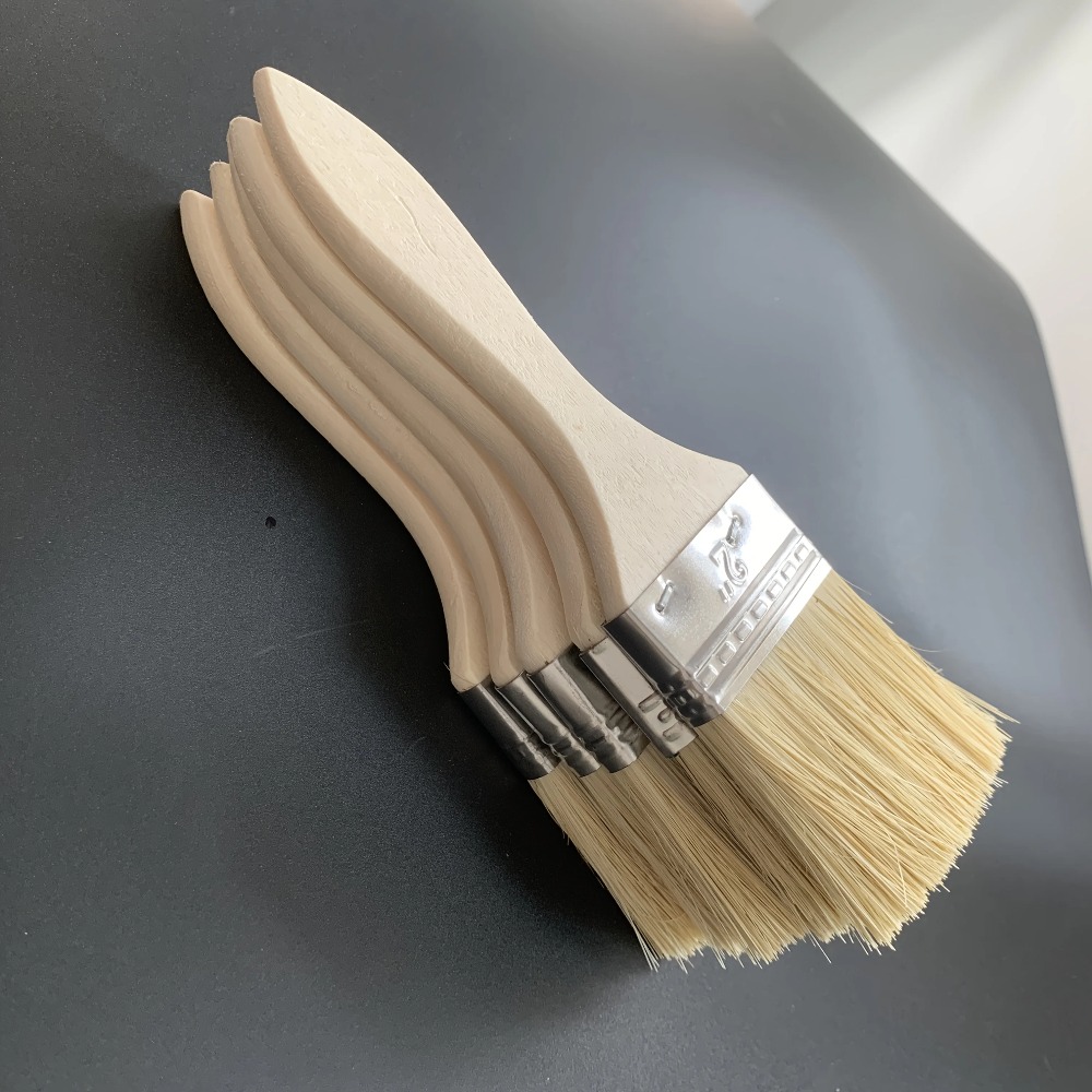 Wood Stain Brush - Ensemble de pinceaux en bois avec
