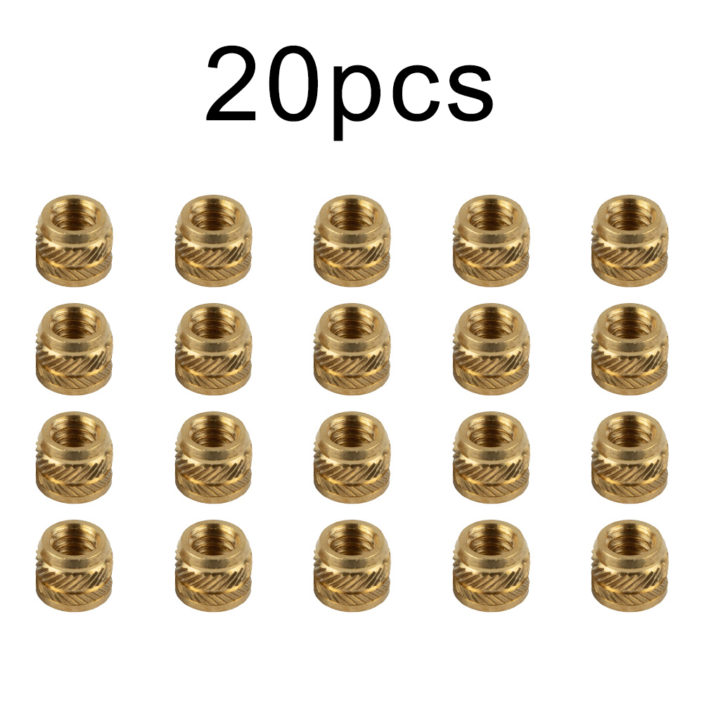 Home Improvement Services - 20 pièces écrous en laiton 1/4-20
