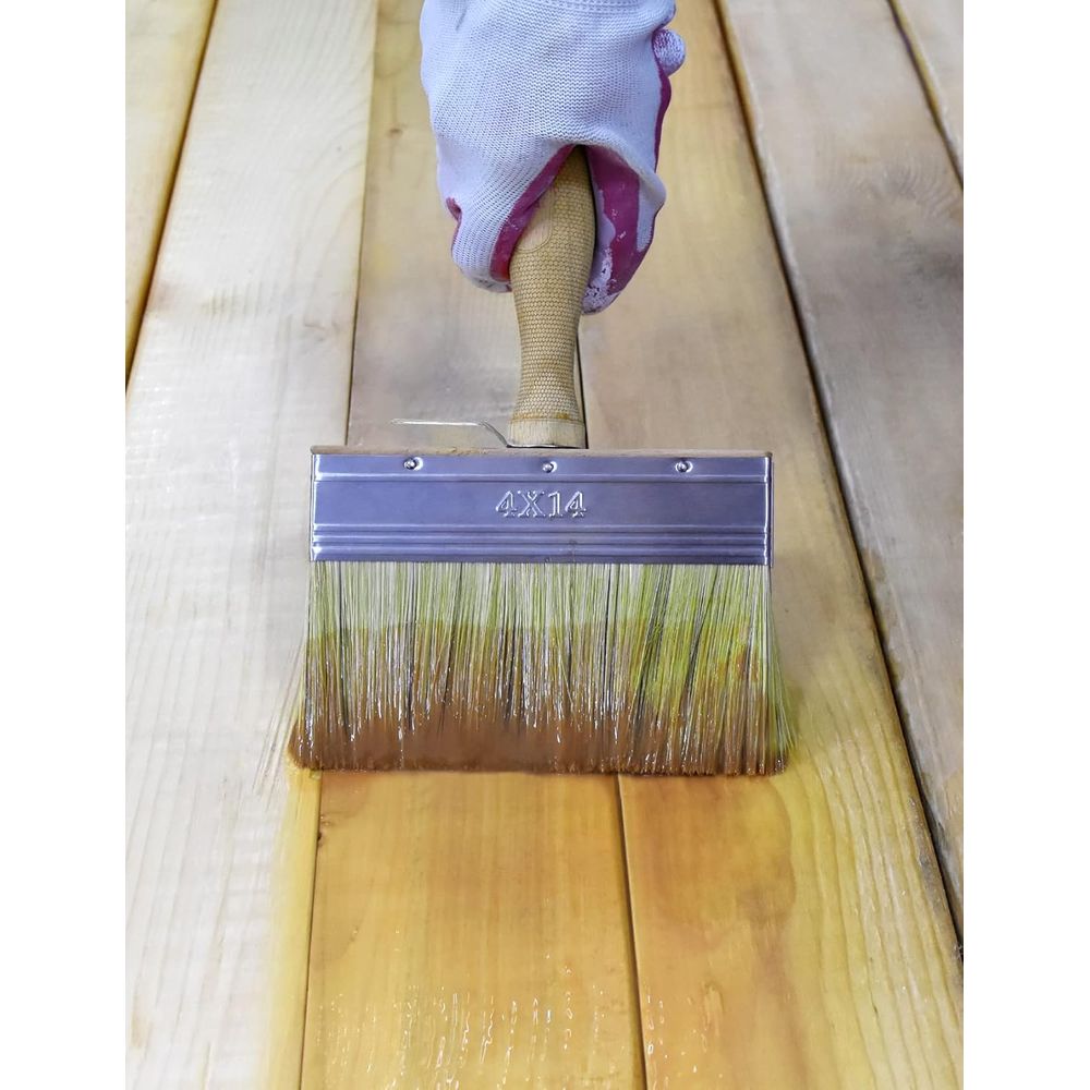 Brosse à teindre pour terrasse - Wood Stain Brush avis et prix