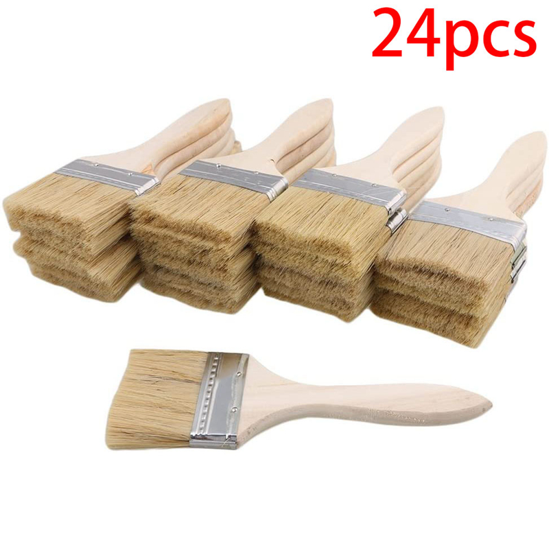 24 pinceaux de peinture de 70  - Wood Stain Brush avis et prix