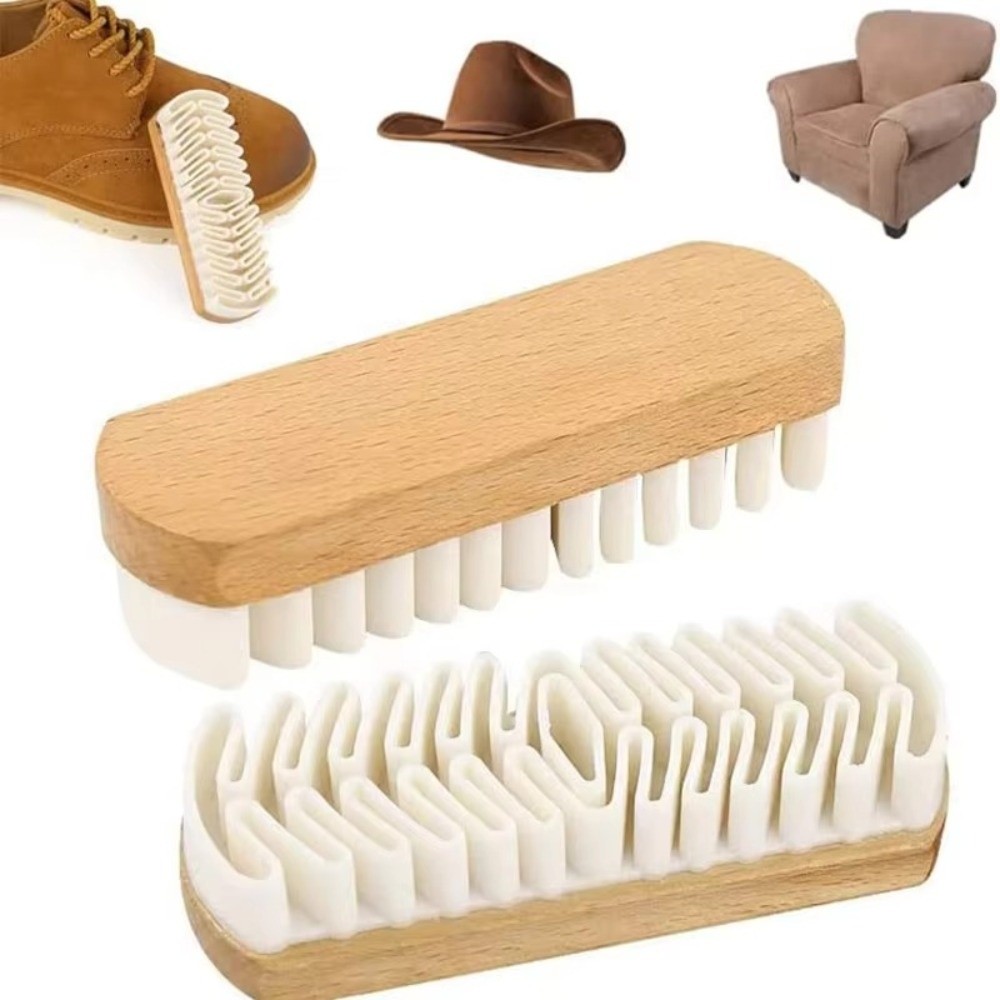 Brosse à chaussures en caoutch - Wood Stain Brush avis et prix