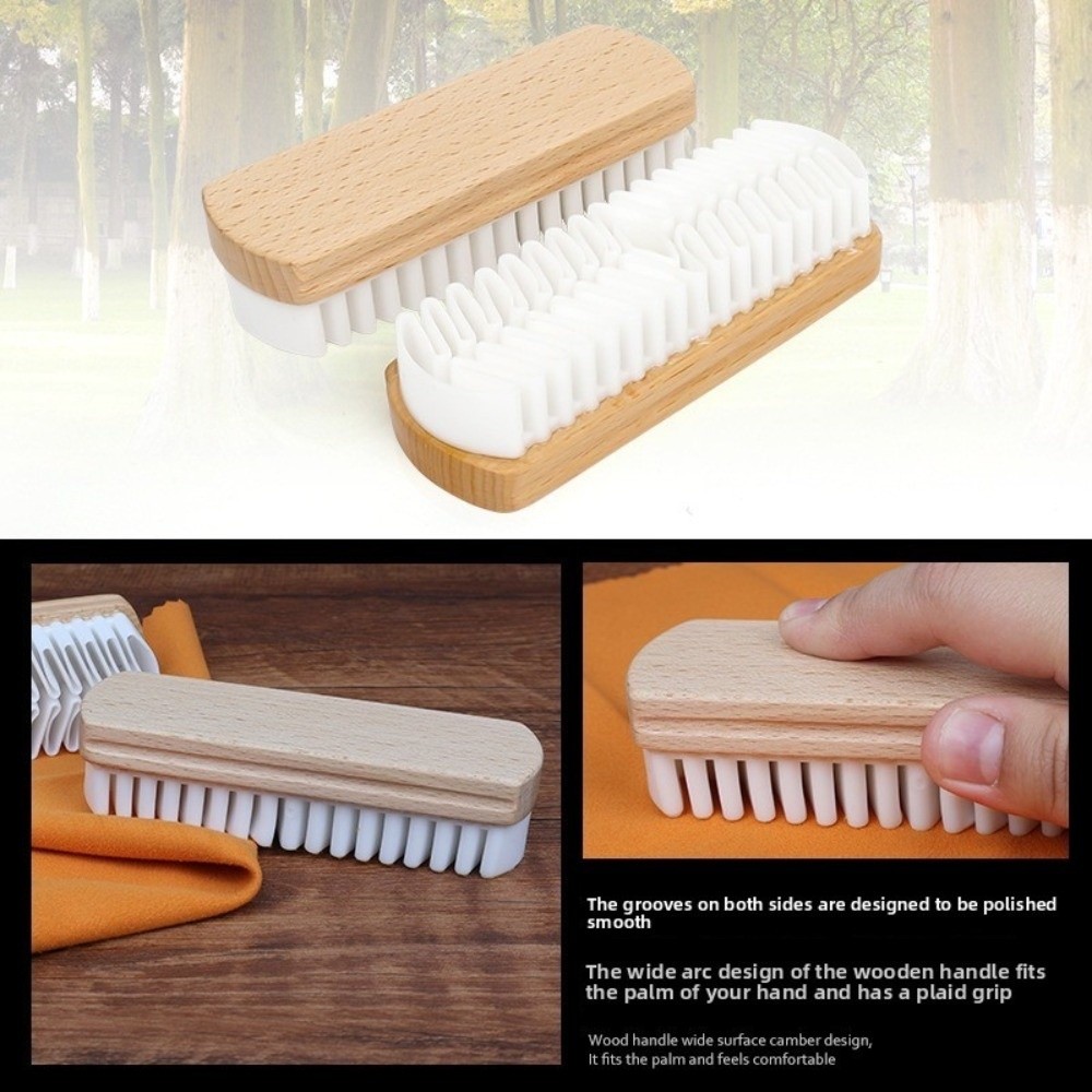 Brosse à chaussures en caoutch - Wood Stain Brush avis et prix