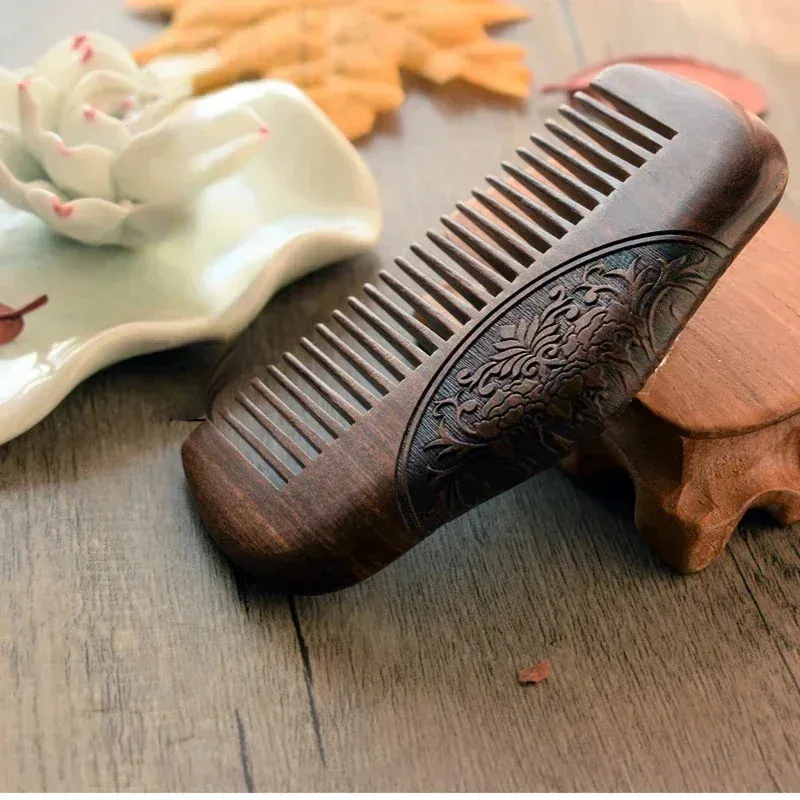 Peigne de poche portable en bo - Wood Stain Brush avis et prix